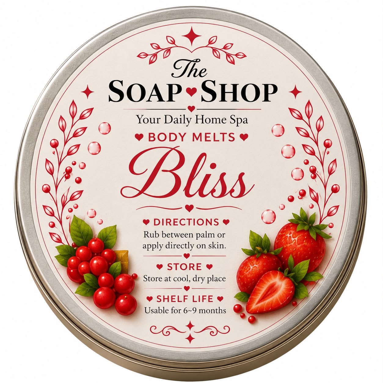 Bliss Body Melts – Solid Body Moisturizer