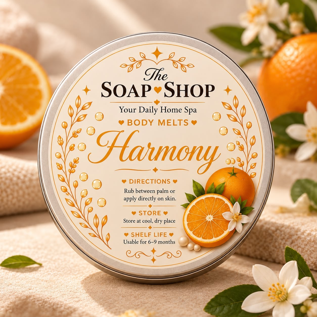 Harmony Body Melts – Solid Body Moisturizer